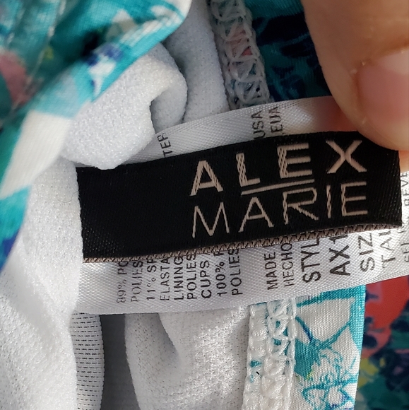 NWNT Alex Marie Layered Tankini.  Size 10 - Picture 5 of 8